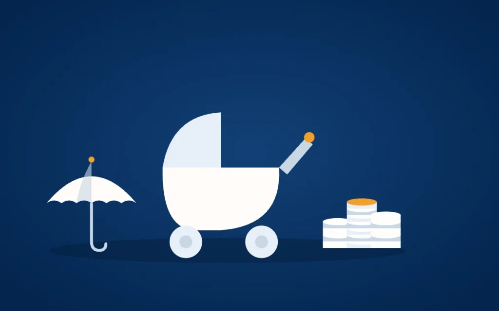 Elterngeld oder Elterngeld Plus: Illustration zum Thema