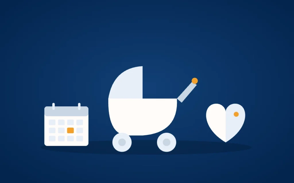 Fristen rund um die Geburt: Illustration zum Thema